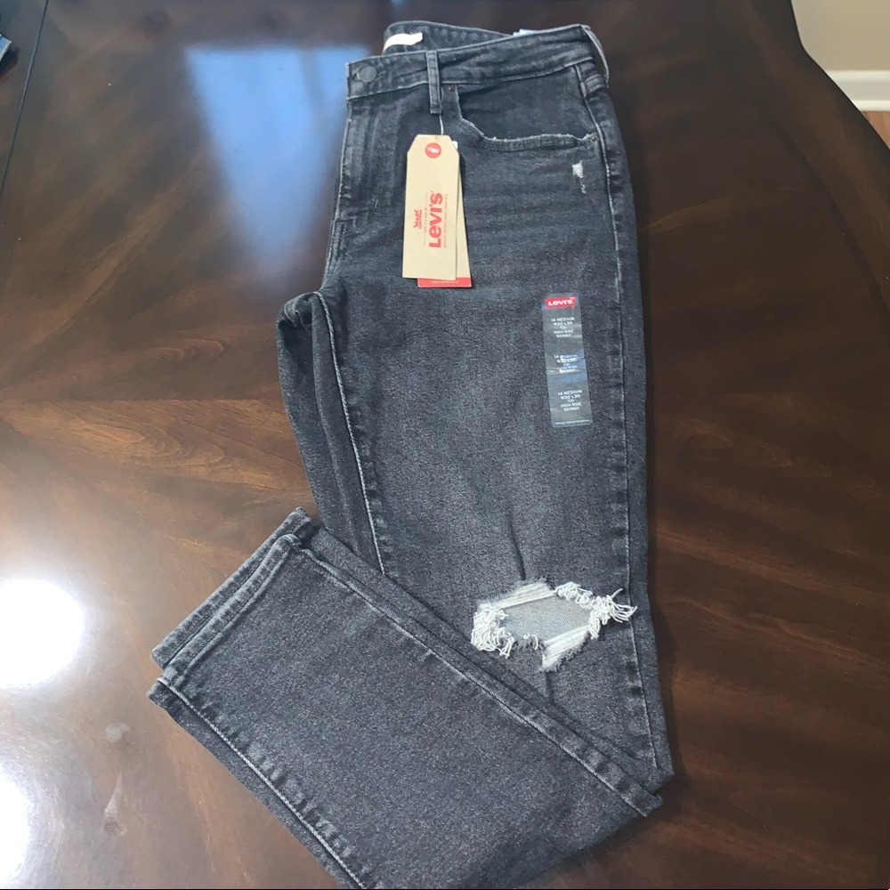 Gray High Rise Levi’s Skinny Jeans| 14 M| W32 L30